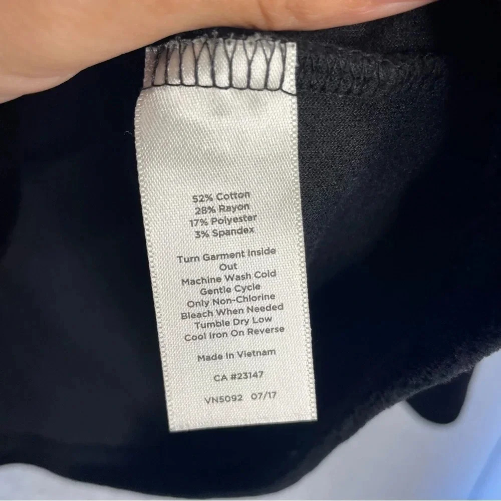 Talbots Black Velour Velvet Full Zip Jacket - Picture 5 of 6